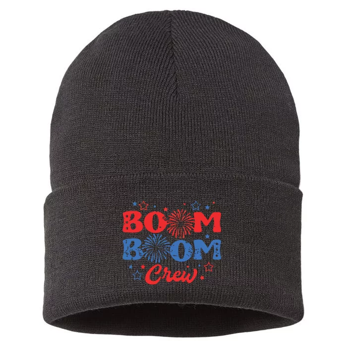 Boom Boom Crew Sustainable Knit Beanie