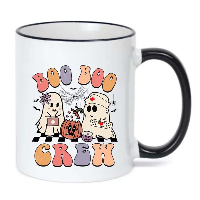 Boo Boo Crew Ghost Doctor Paramedic Emt Nurse Halloween Gift Black Color Changing Mug