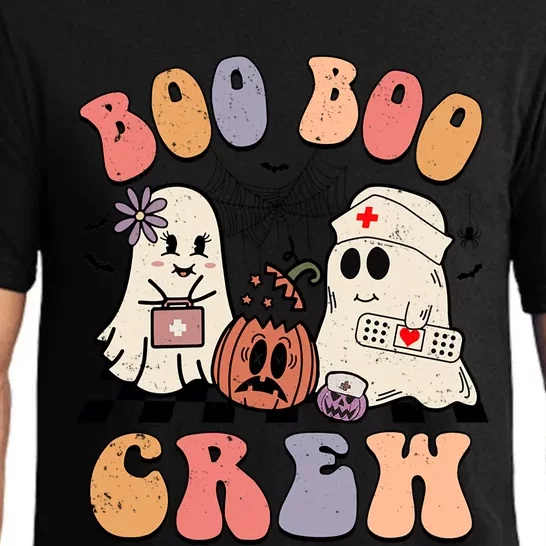 Boo Boo Crew Ghost Doctor Paramedic Emt Nurse Halloween Gift Pajama Set