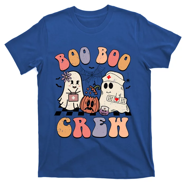 Boo Boo Crew Ghost Doctor Paramedic Emt Nurse Halloween Gift T-Shirt