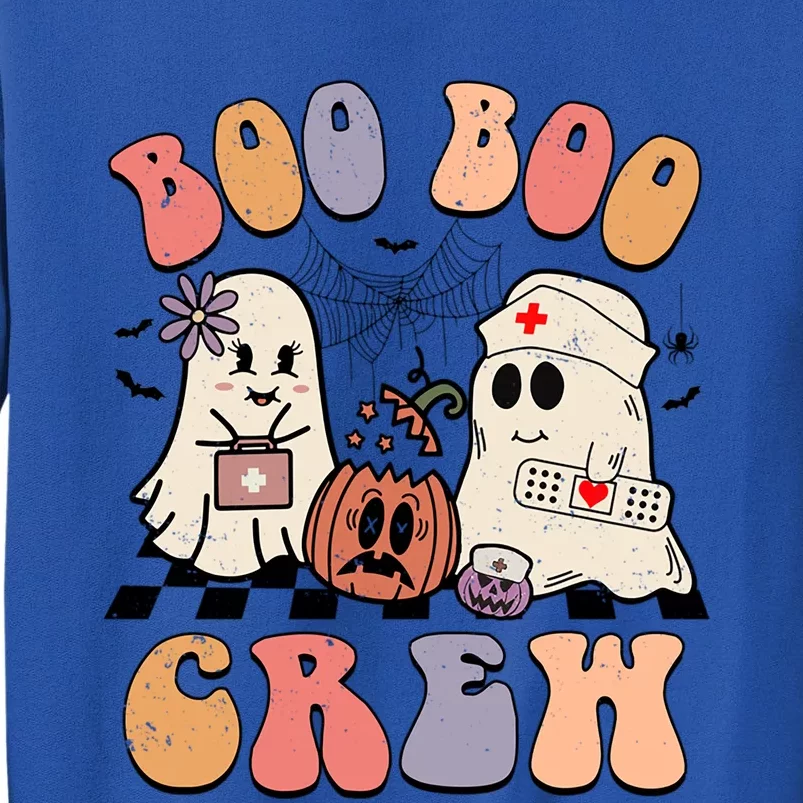 Boo Boo Crew Ghost Doctor Paramedic Emt Nurse Halloween Gift Tall Sweatshirt