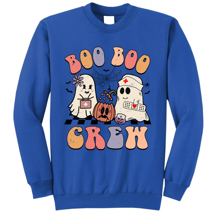 Boo Boo Crew Ghost Doctor Paramedic Emt Nurse Halloween Gift Tall Sweatshirt