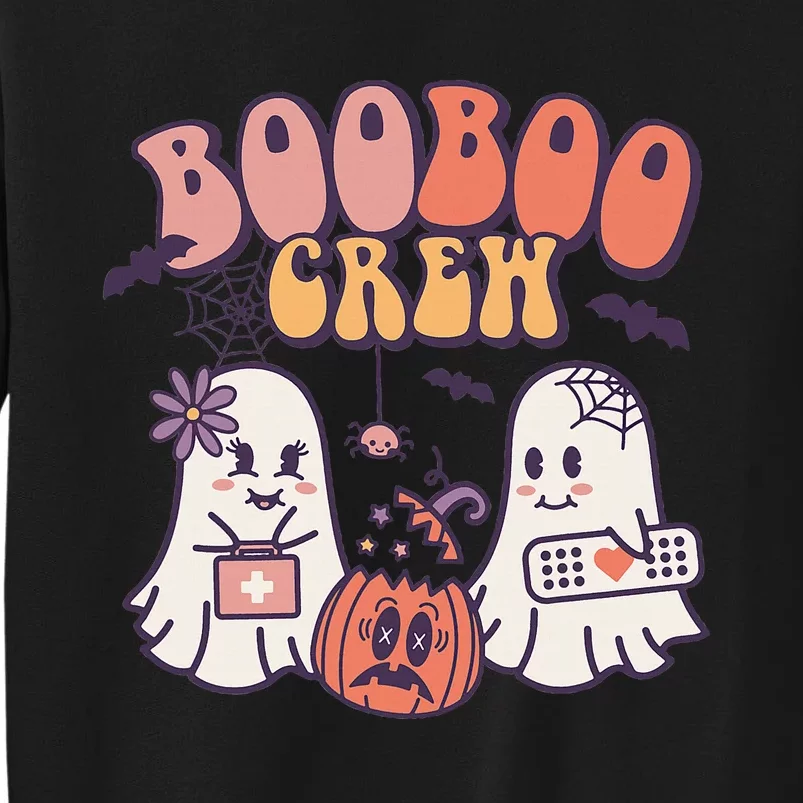 Boo Boo Crew Ghost Doctor Paramedic EMT Nurse Halloween Sweatshirt