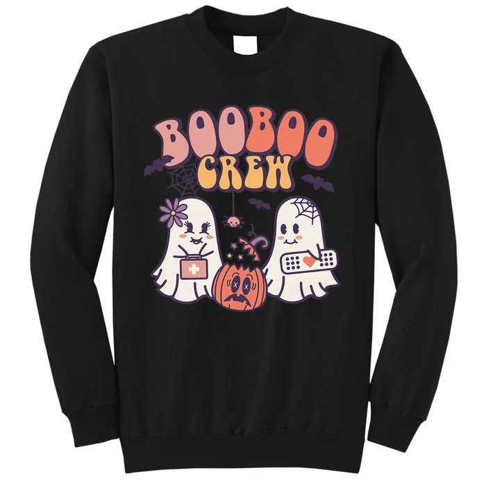 Boo Boo Crew Ghost Doctor Paramedic EMT Nurse Halloween Sweatshirt