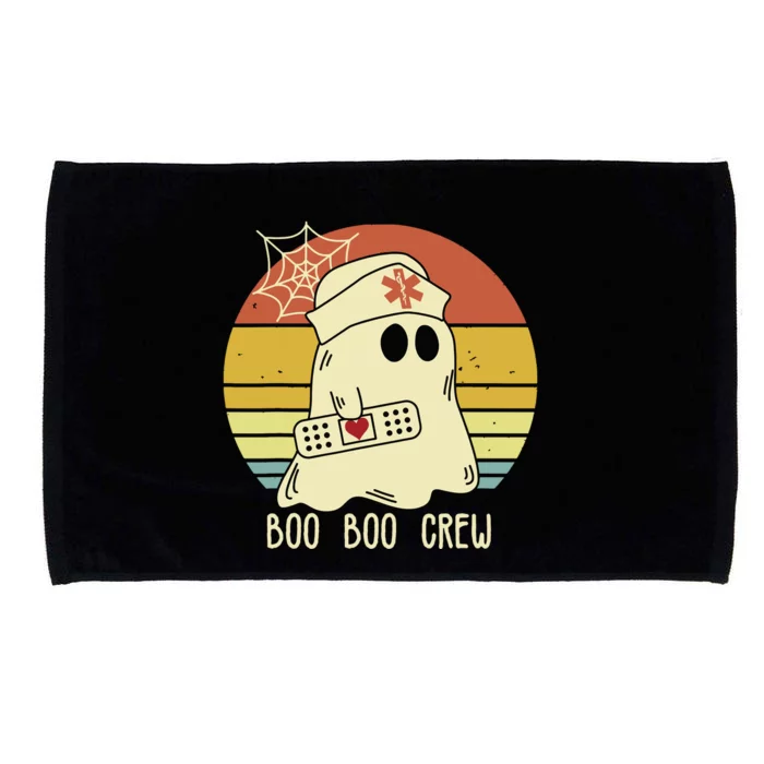 Boo Boo Crew Nurse Halloween Nurse For Women Microfiber Hand Towel