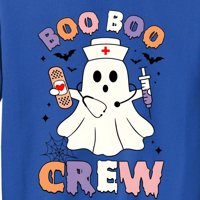 Boo Boo Crew Halloween Nurse Tall Sweatshirt