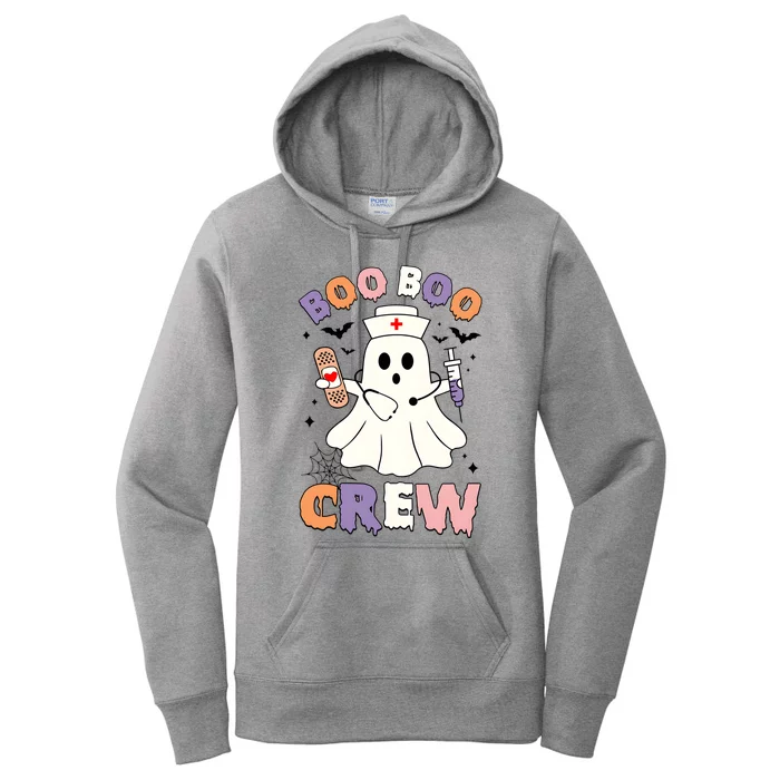 Boo Boo Crew Halloween Nurse Women's Pullover Hoodie