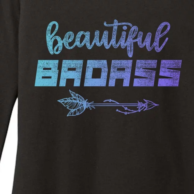 Beautiful Badass Country Gift Empowered Gift Womens CVC Long Sleeve Shirt