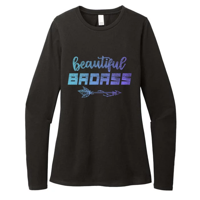 Beautiful Badass Country Gift Empowered Gift Womens CVC Long Sleeve Shirt