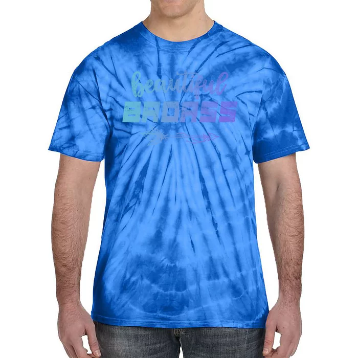 Beautiful Badass Country Gift Empowered Gift Tie-Dye T-Shirt