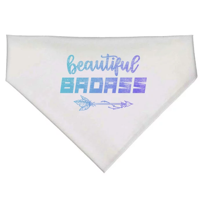 Beautiful Badass Country Gift Empowered Gift USA-Made Doggie Bandana