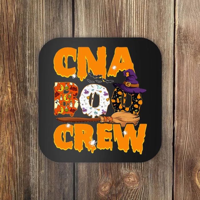 Boo boo Crew CNA Halloween Ghost Costume Matching Coaster