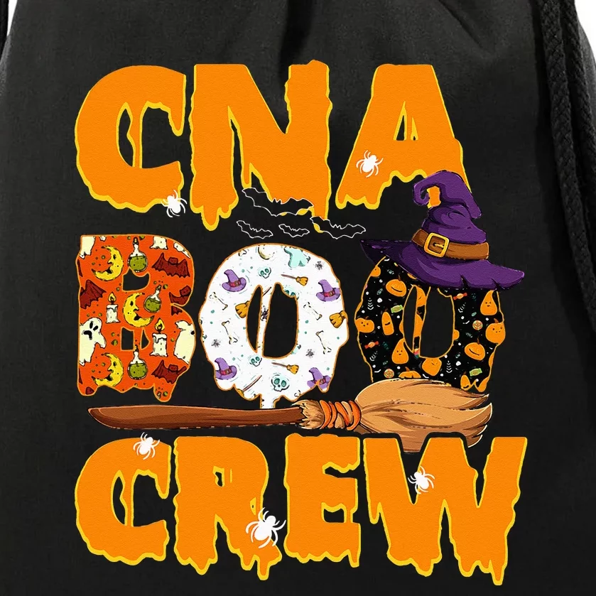 Boo boo Crew CNA Halloween Ghost Costume Matching Drawstring Bag