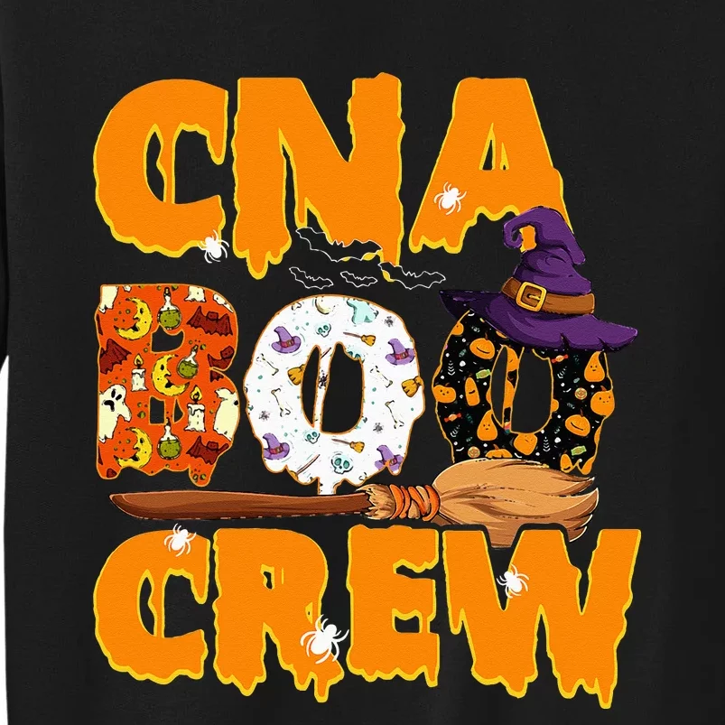 Boo boo Crew CNA Halloween Ghost Costume Matching Tall Sweatshirt