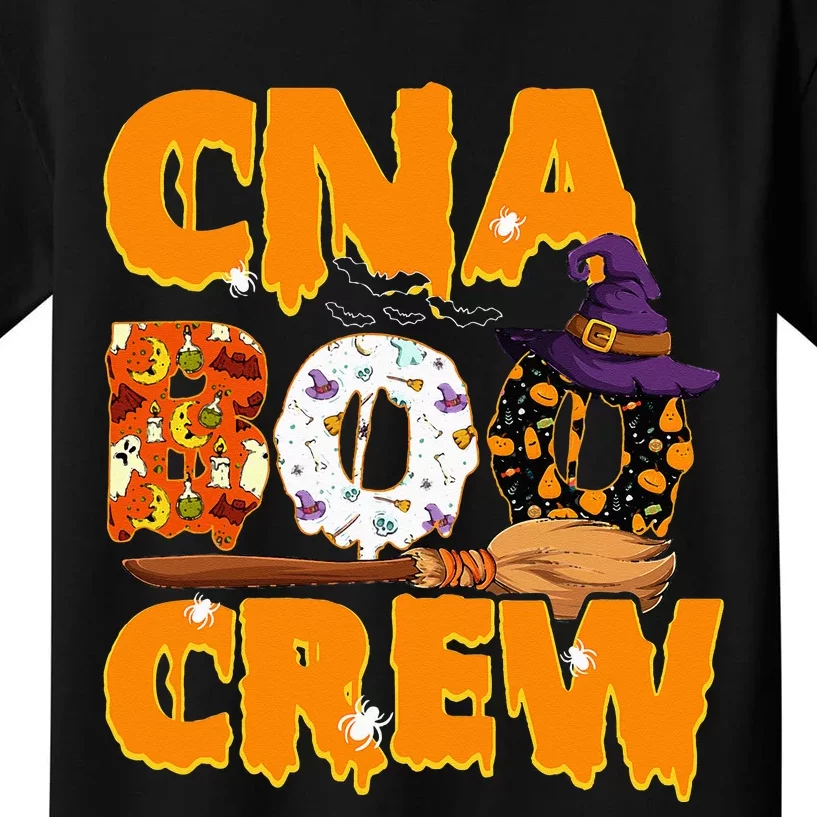 Boo boo Crew CNA Halloween Ghost Costume Matching Kids T-Shirt