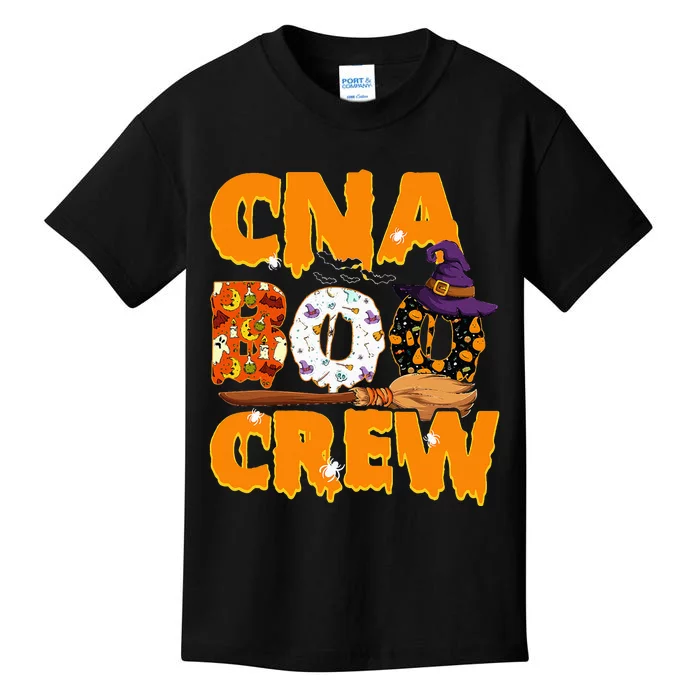 Boo boo Crew CNA Halloween Ghost Costume Matching Kids T-Shirt