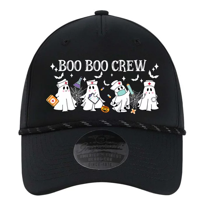 Boo Boo Crew Nurse Ghost Funny Halloween Performance The Dyno Cap