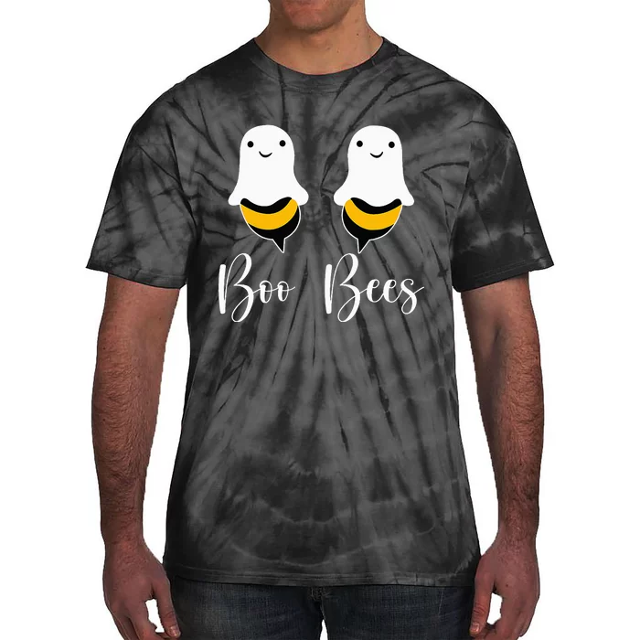 Boo Bees Couples Halloween Costume Tie-Dye T-Shirt