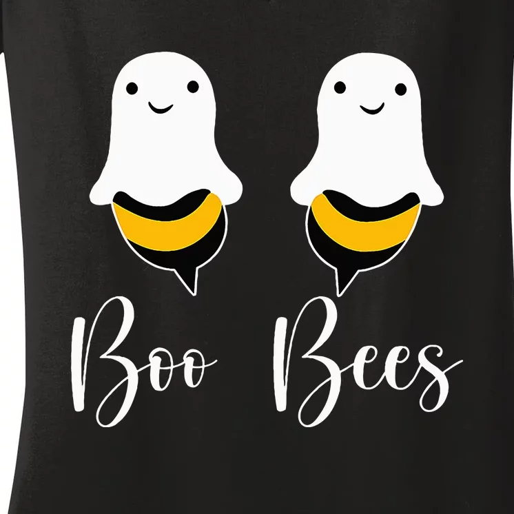 Boo Bees Couples Halloween Costume Women's V-Neck T-Shirt