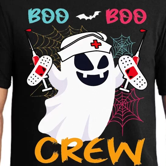 boo boo crew nurse ghost funny Cute Health halloween Pajama Set