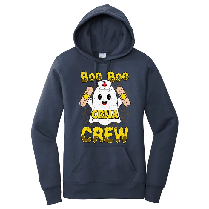 Boo Boo Crew Nurse Halloween CRNA Nurse For Women Women's Pullover Hoodie