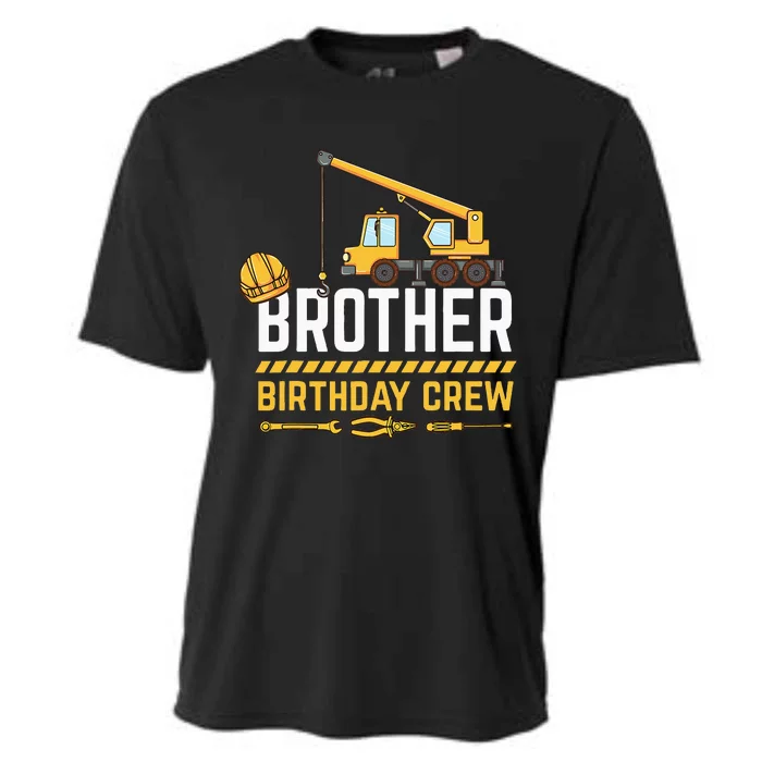 Brother Birthday Crew Construction Birthday Cooling Performance Crew T-Shirt