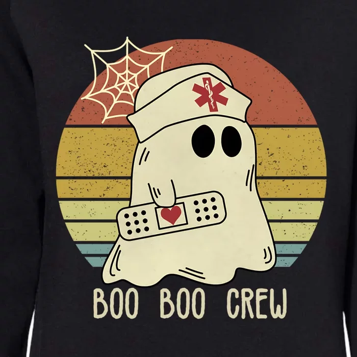 Boo Boo Crew Nurse Halloween Nurse Womens California Wash Sweatshirt