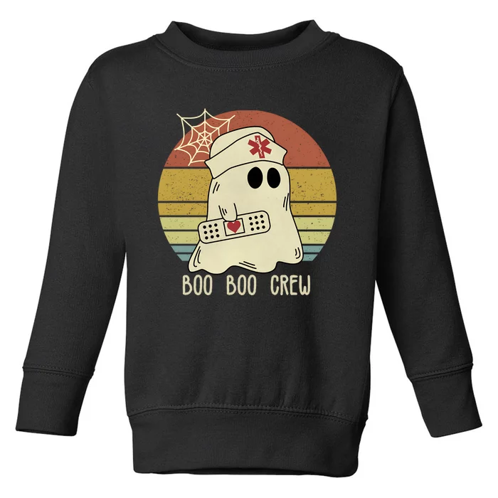 Boo Boo Crew Nurse Halloween Nurse Toddler Sweatshirt