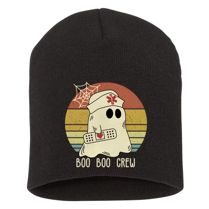 Boo Boo Crew Nurse Halloween Nurse Short Acrylic Beanie