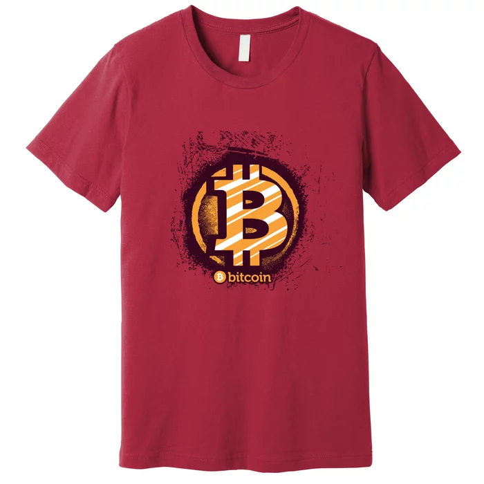 Bitcoin BTC Crypto Cryptocurrency Trader Premium T-Shirt