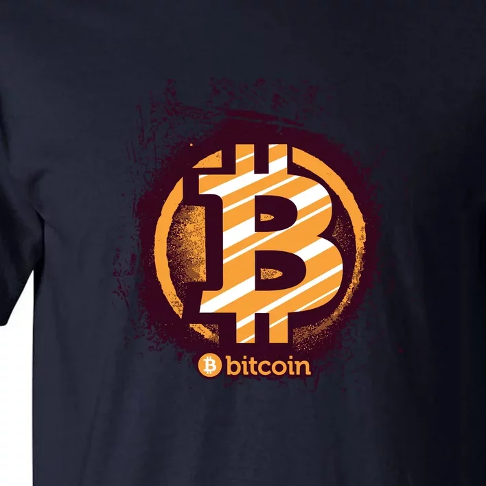 Bitcoin BTC Crypto Cryptocurrency Trader Tall T-Shirt