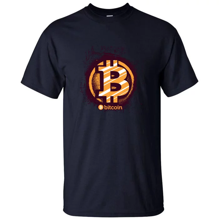 Bitcoin BTC Crypto Cryptocurrency Trader Tall T-Shirt