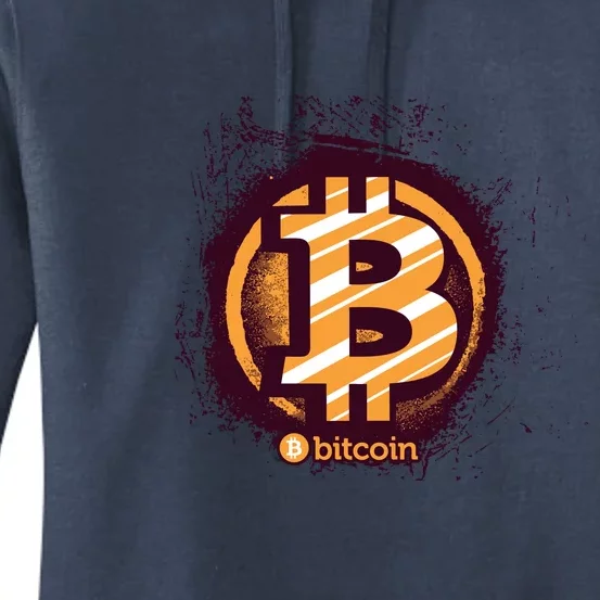 Bitcoin BTC Crypto Cryptocurrency Trader Women's Pullover Hoodie