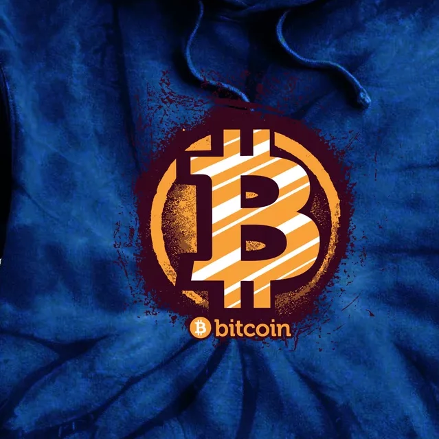 Bitcoin BTC Crypto Cryptocurrency Trader Tie Dye Hoodie