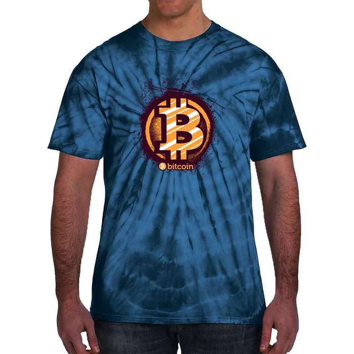 Bitcoin BTC Crypto Cryptocurrency Trader Tie-Dye T-Shirt