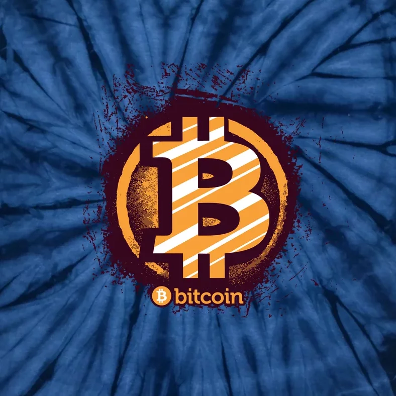 Bitcoin BTC Crypto Cryptocurrency Trader Tie-Dye T-Shirt