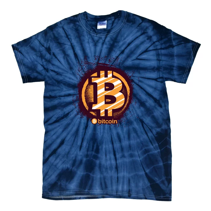 Bitcoin BTC Crypto Cryptocurrency Trader Tie-Dye T-Shirt