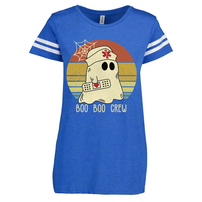 Boo Boo Crew Nurse Halloween Nurse For Women Enza Ladies Jersey Football T-Shirt