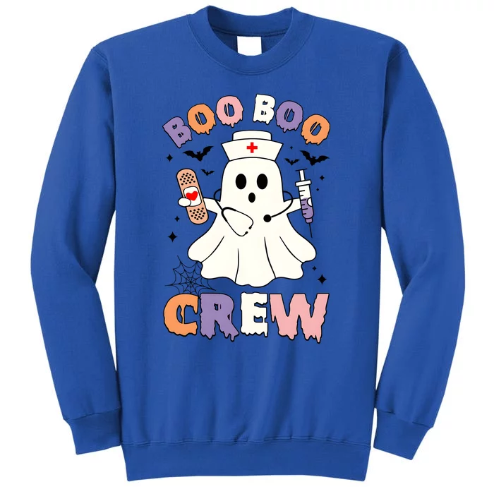 Boo Boo Crew Halloween Nurse Tall Sweatshirt