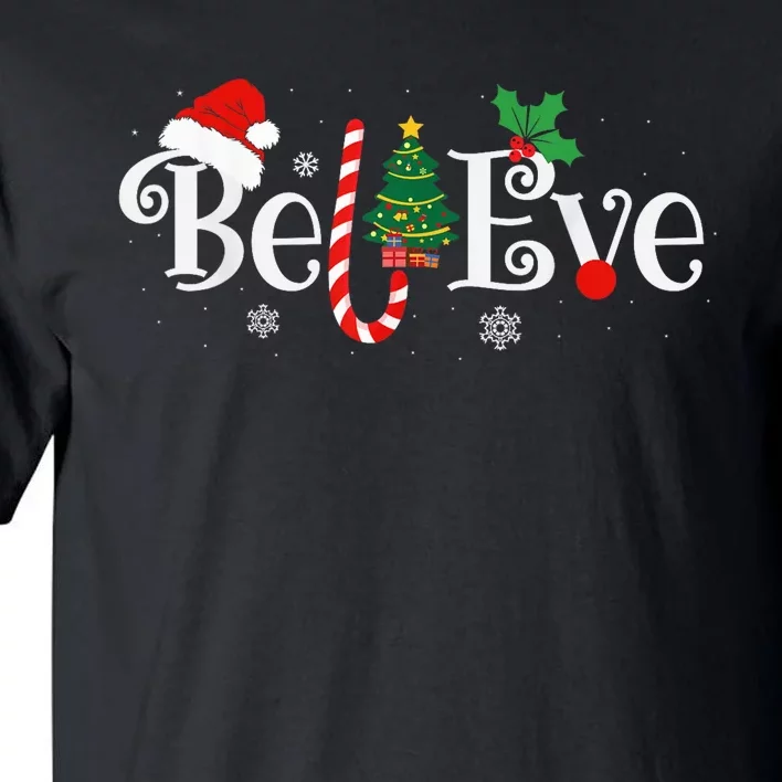 BEST BELIEVE CHRISTMAS PAJAMA SHIRT EVER Xmas Family Funny Tall T-Shirt