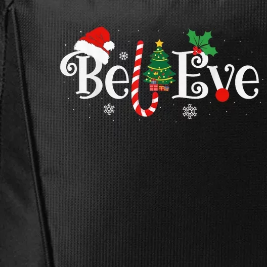 BEST BELIEVE CHRISTMAS PAJAMA SHIRT EVER Xmas Family Funny City Backpack