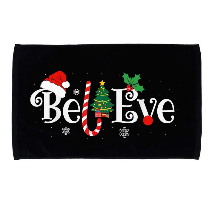 BEST BELIEVE CHRISTMAS PAJAMA SHIRT EVER Xmas Family Funny Microfiber Hand Towel