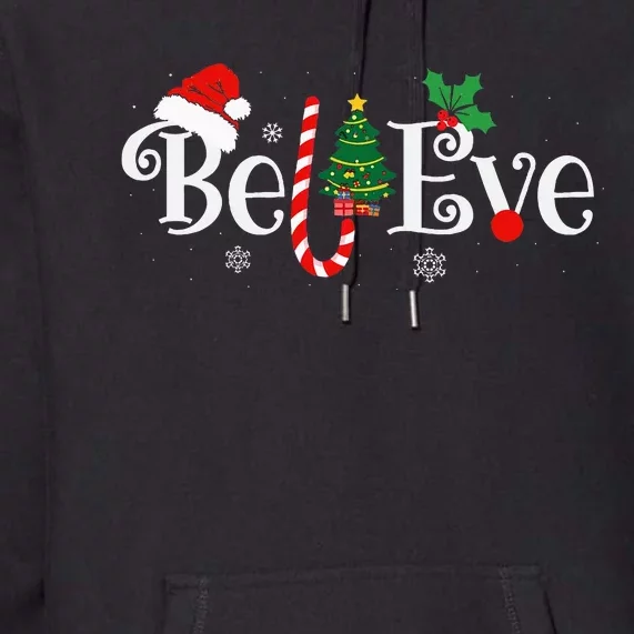 Best Believe Christmas Pajama Ever Xmas Family Premium Hoodie