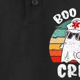 Boo boo Crew Nurse Halloween Ghost Costume Dry Zone Grid Performance Polo