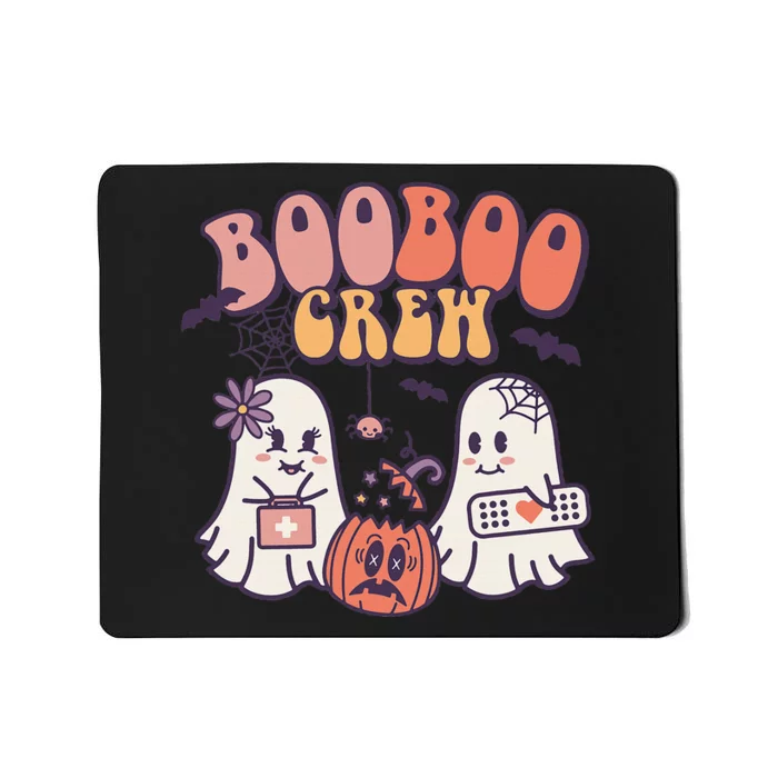 Boo Boo Crew Ghost Doctor Paramedic EMT Nurse Halloween Mousepad