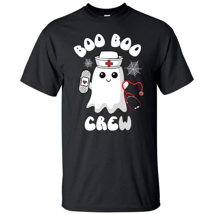 Boo Boo Crew Cute Nurse Ghost Funny Halloween Tall T-Shirt