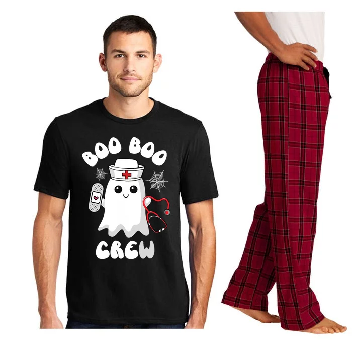 Boo Boo Crew Cute Nurse Ghost Funny Halloween Pajama Set