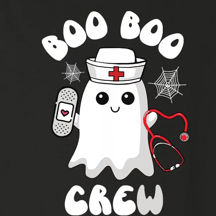 Boo Boo Crew Cute Nurse Ghost Funny Halloween Toddler Long Sleeve Shirt