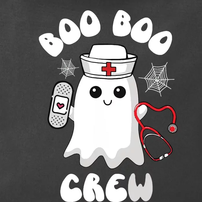 Boo Boo Crew Cute Nurse Ghost Funny Halloween Zip Tote Bag