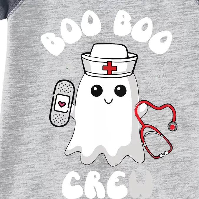 Boo Boo Crew Cute Nurse Ghost Funny Halloween Infant Baby Jersey Bodysuit